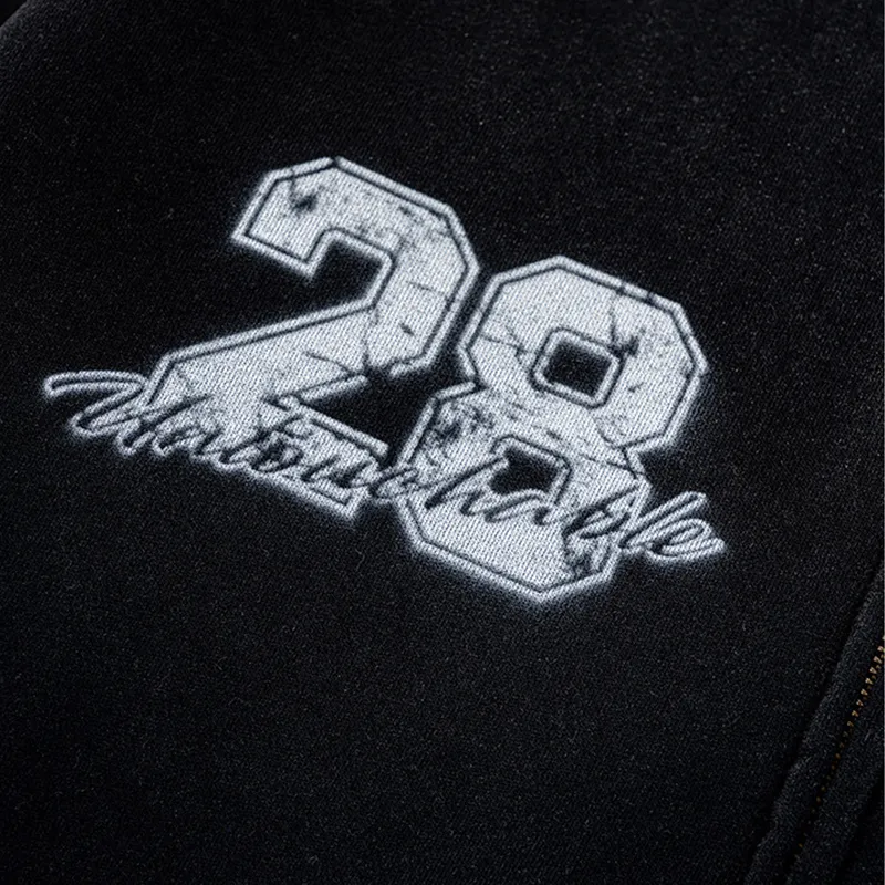 High Quality Custom Embroidery Logo Outwear Solid Pattern Pullover Woven Hoodie
