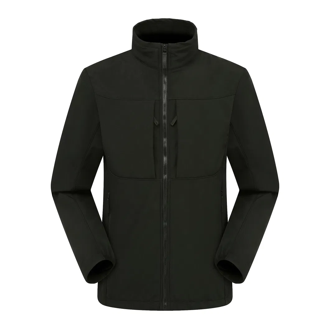 Custom Design Spring Autumn Men's Casual Outdoor Windproof Quick-Drying Waterproof Softshell Jacket