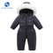 Wholesale Customized Baby Snowsuit Thick Winter Wear Overalls Jumpsuit for Kids