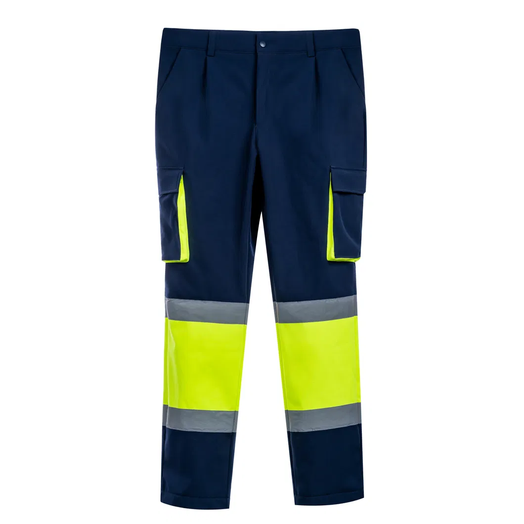 Hivis Softshell Jacket and Trousers Work Protective Hivis Suit for Waterproof Jacket