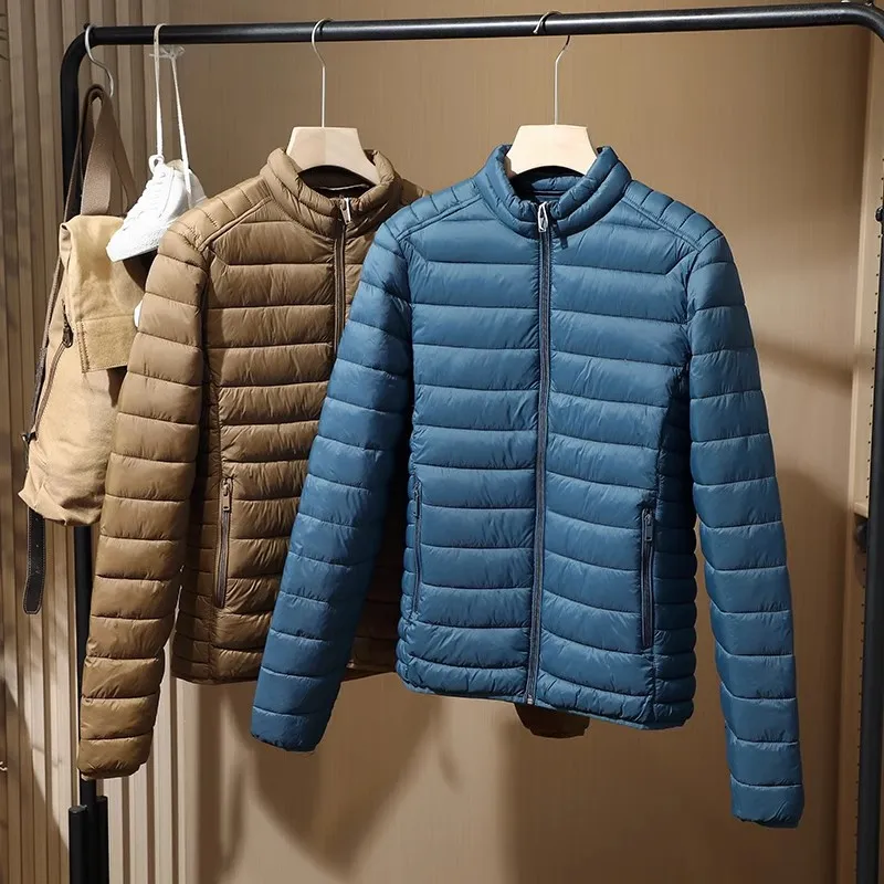 Custom Logo Winter Water Resistant Light Weight Warm Polyester Cotton Fashion Padded Jacket