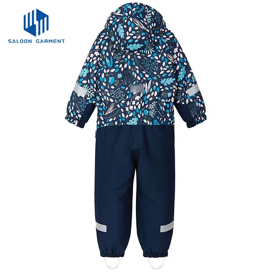 Kids Waterproof Winter Snowsuit - Warm One-Piece Ski Outfit