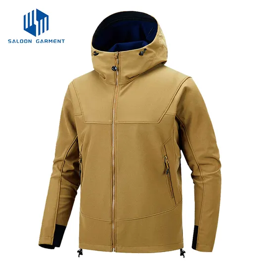 Customized Logo Unisex Soft Shell Hiking and Mountaineering Breathable Waterproof Windproof Jacket