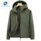 Custom Logo Winter Waterproof Windproof Hooded Windbreaker Men Outdoor Sport Hiking Fleece Softshell Jacket