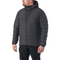 Custom Men's Winter Outdoor Zip up Warm Hooded Padded Coat Plus Size Quilted Jacket for Travel