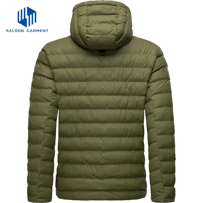 New Design Men's Customized Digital Printing Breathable Winter Insulated Quilted Jacket