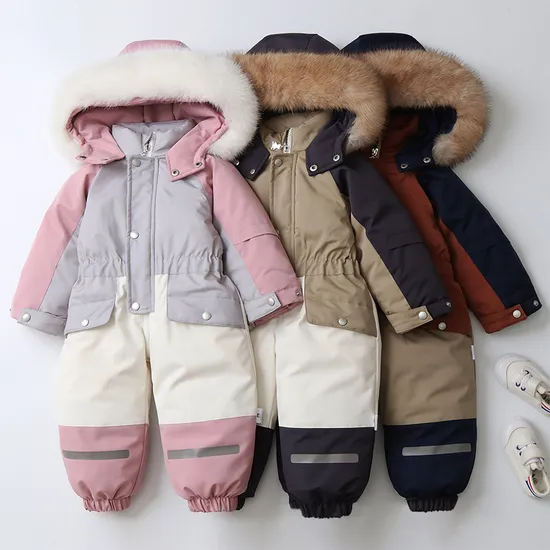 Customized Winter Children's Thickened Warm Winter Skiing Children's Clothes