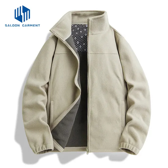 Custom Design Sherpa Fleece Jacket Fashionable Jackets Outdoor Fleece Jacket for Women and Men