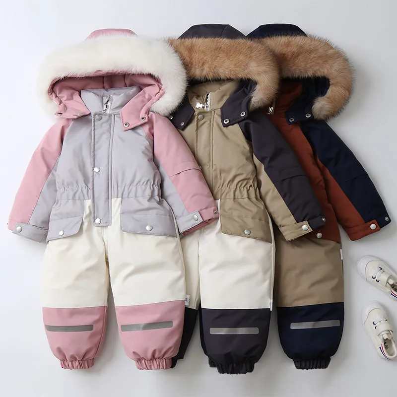 Customized Winter Children's Thickened Warm Winter Skiing Children's Clothes