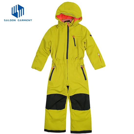 New Design Kids Ski Suit Winter High Quality Custom Winter Waterproof One Piece Snow Suit Kids