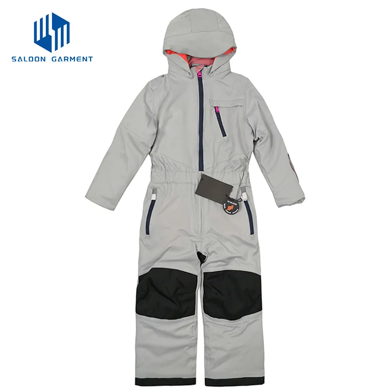 New Design Kids Ski Suit Winter High Quality Custom Winter Waterproof One Piece Snow Suit Kids