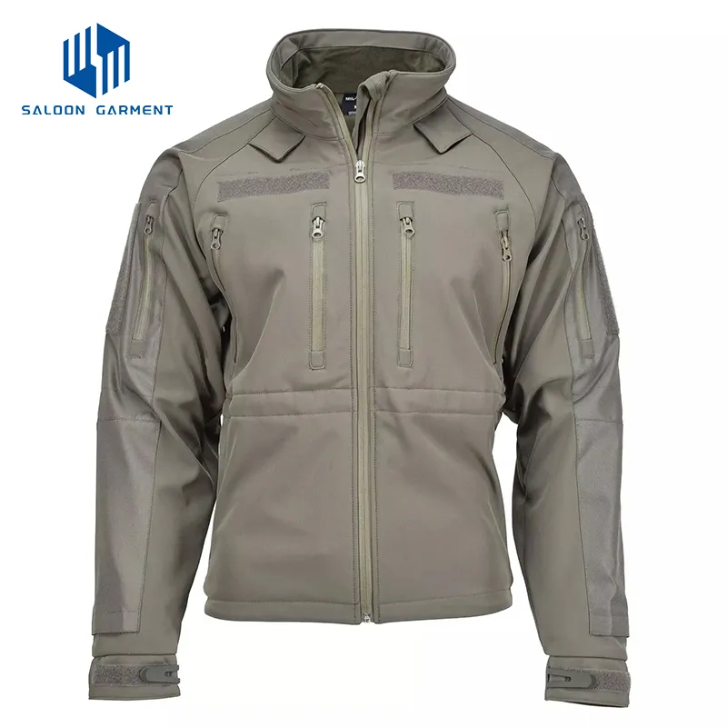 Wholesale Customized Men's Outdoor Softshell Waterproof Breathable Fishing Jacket