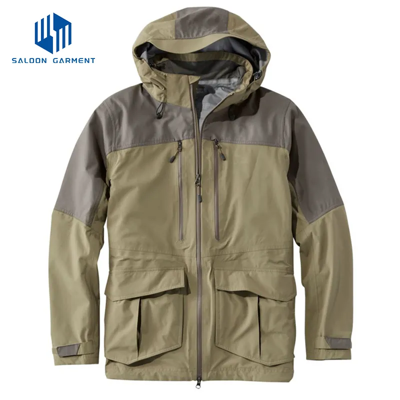 Men's Winter Warm Hooded Coat Outdoor Waterproof Fishing Softshell Hiking Jacket