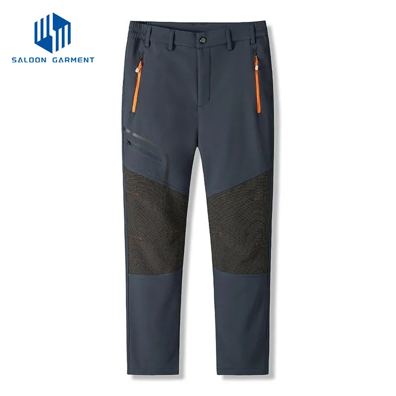 Outdoor Pants Windproof Waterproof Hiking Plush Thickened Pants Trousers