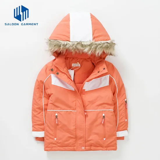 Kids' Windbreaker Waterproof Jacket Outdoor Children Winter Sport Padding Coat