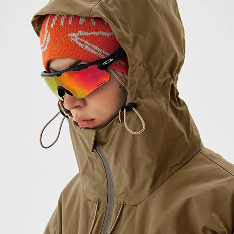 OEM&ODM Custom Logo Men Unisex Winter Outdoor Hiking Sport Nylon Polyester Zip up Fleece Waterproof Windbreaker Jacket