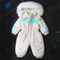 Unisex Kids Winter Outwear Jumpsuit Newborn Baby Clothes Heavy Fleece One-Piece Rompers with Zipper Closure Ski Snowsuit