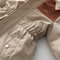 90-120cm Winter Fur Collar Clothing Crawling Suit for Children Thickened Warm Baby Onesie Crawling Suit
