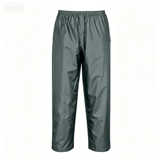 Men's Outdoor Workwear Polyester/PVC Suit with Hood for Rainsuit
