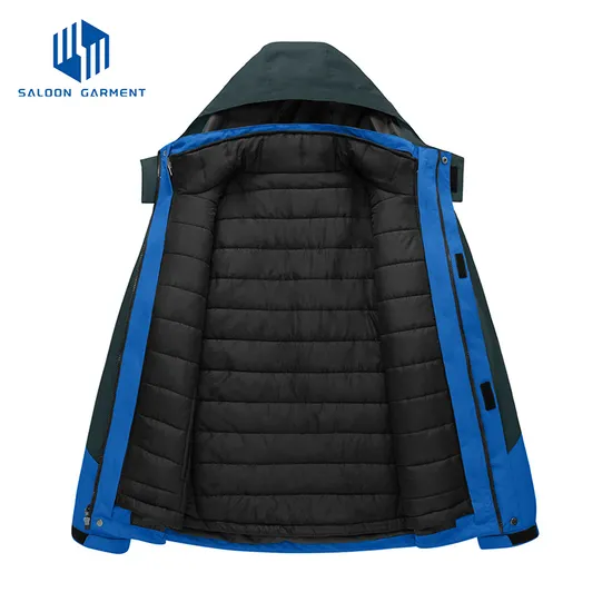 Mens Outdoor Waterproof Winter Coat Mountain Snow 3-in-1 Ski Jacket for Hiking