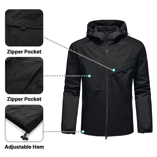 Waterproof Breathable Raincoat Rain Poncho Jacket for Cycling