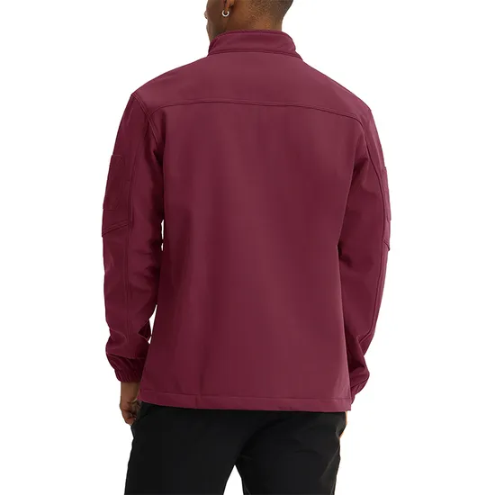 Men Winter Outdoor Sport Windproof Fleece Tactical Softshell Jacket