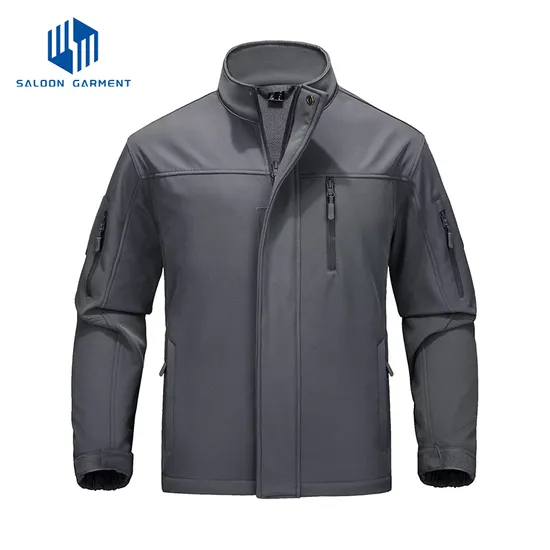 Men's Fleece Casual Warm Winter Tactical Softshell Jacket