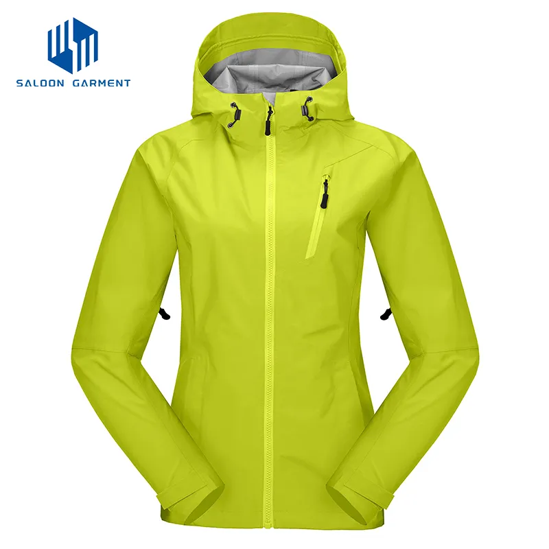 2.5 Layer Fabric OEM Outdoor Training Coat Waterproof Breathable Windbreaker Jacket