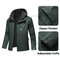 Outdoor Men's Lightweight Waterproof Windbreaker Hooded Softshell Raincoat Rain Jacket