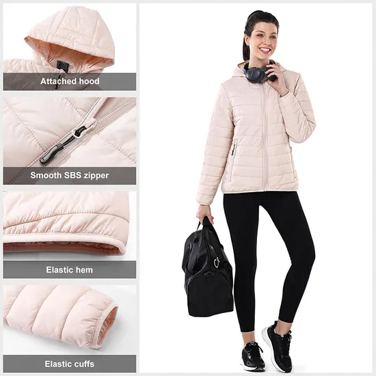 Women Outdoor Winter Outer Wear Packable Down Puffer Down Jacket