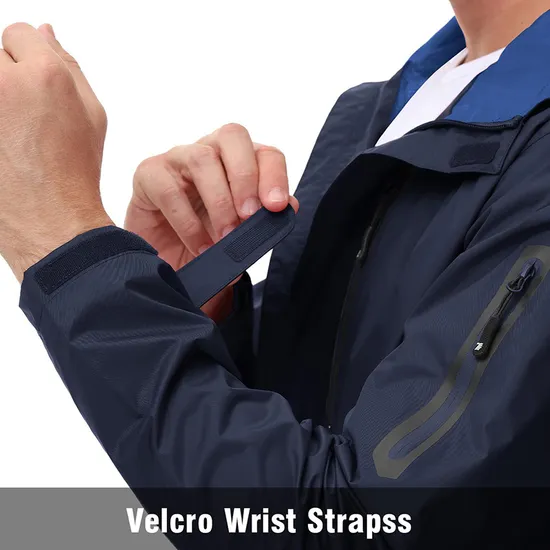 Mens Lightweight Windbreaker Waterproof Hooded Hiking Coat Raincoat Rain Jacket