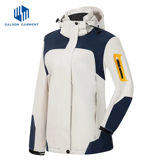 Custom Windproof Women Outdoor Waterproof Breathable Sports Windbreaker Jacket