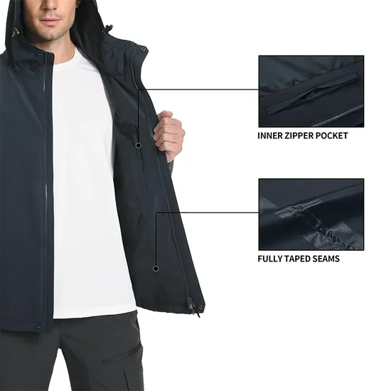 Manufacturers Wholesale Casual Hooded Custom Men Outdoor Lightweight Windbreaker Jacket with Logo