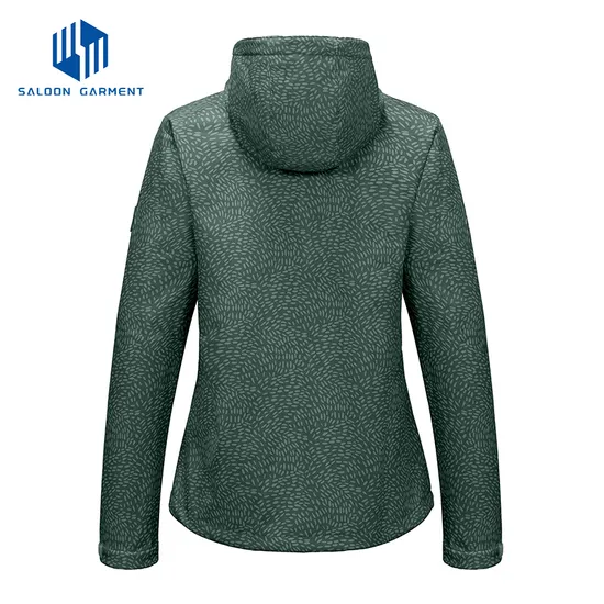 Women's Fleece Lined Windbreaker Waterproof Tactical Softshell Jacket for Running Golf Hiking