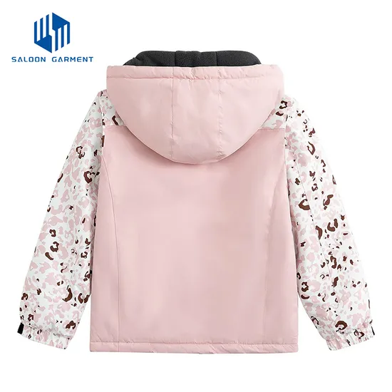 Girl's Waterproof Thick Padded Warm Winter Coat Hooded Snowboarding Ski Jacket