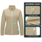 Wholesale Cheap OEM Clothing Custom Womens Waterproof Casual Plain Windproof Softshell Jacket