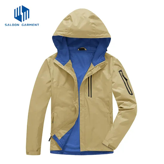 Men's Lightweight Windbreaker Waterproof Outdoor Raincoat Hiking Rain Jacket