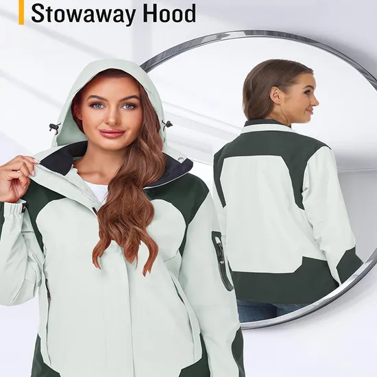 Custom Waterproof Sports Outdoor Women Polyester Windbreaker Jacket