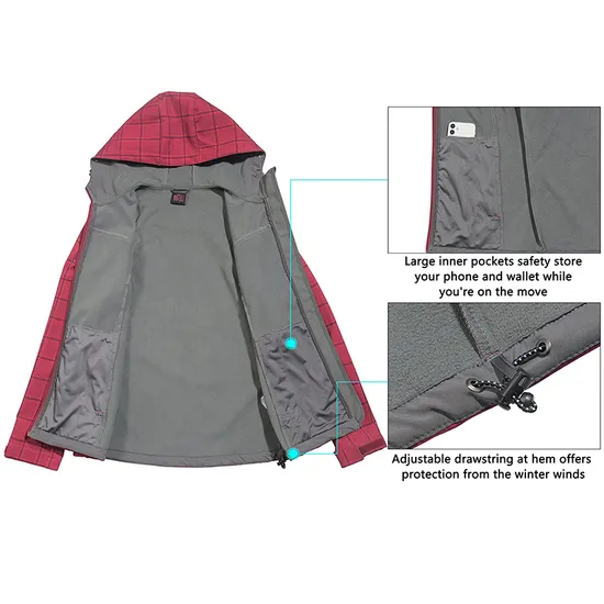 Women's Fashion Outdoor Sports Coat Softshell Tactical Jackets