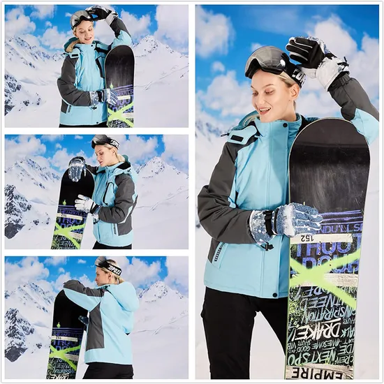 Women's Outdoor Clothing Winter Windproof Sport Waterproof Ski Jacket