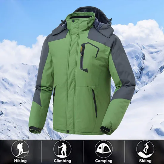 Men's Mountain Waterproof Warm Winter Snowboarding Snow Rain Coat Ski Jacket
