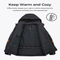 Men's Warm Water Resistant Insulated Windproof Winter Snow Coat Snowboarding Ski Jacket