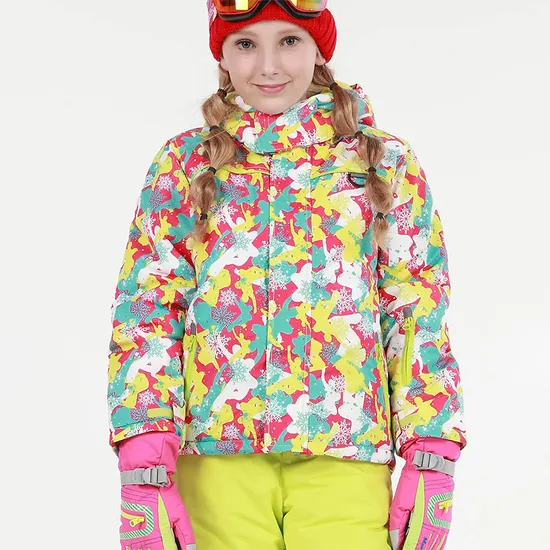Girls' Winter Down Coat Waterproof Insulated Windbreaker Ski Jacket