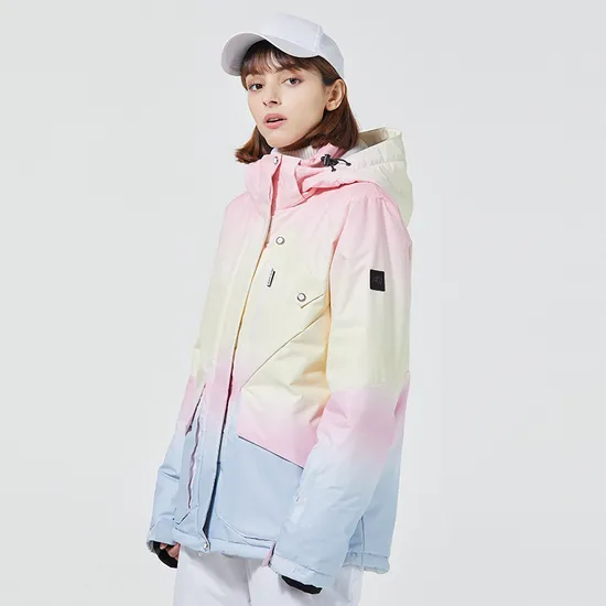 Women's OEM Custom Waterproof Snow Wear Winter Ski Jacket
