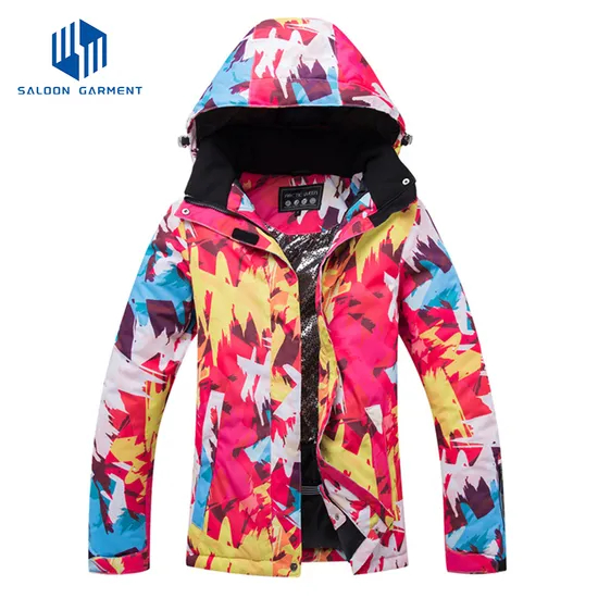 Women Windproof Waterproof Outdoor Sports Ski Clothes Snowboarding Jacket