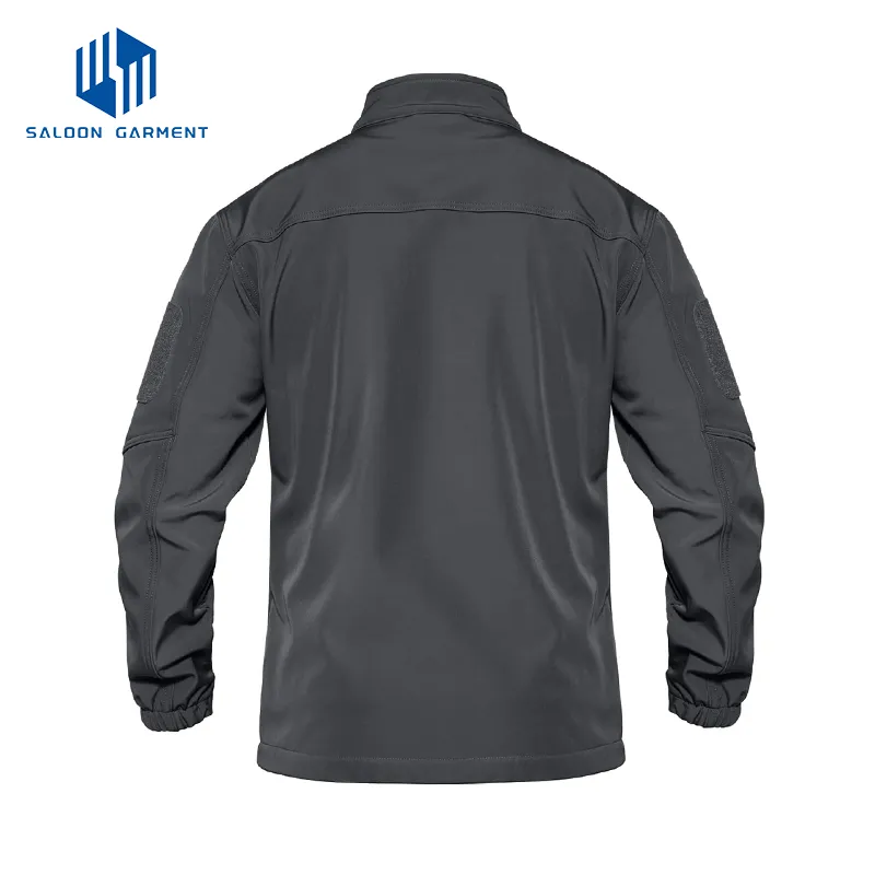 Men's Fleece Lined Waterproof Lightweight Hiking Hooded Winter Soft Shell Tactical Jacket