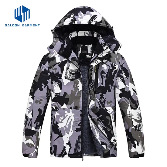 Men's Winter Waterproof Thick Warm Snow Coats Windproof Snowboard Parka Ski Jacket