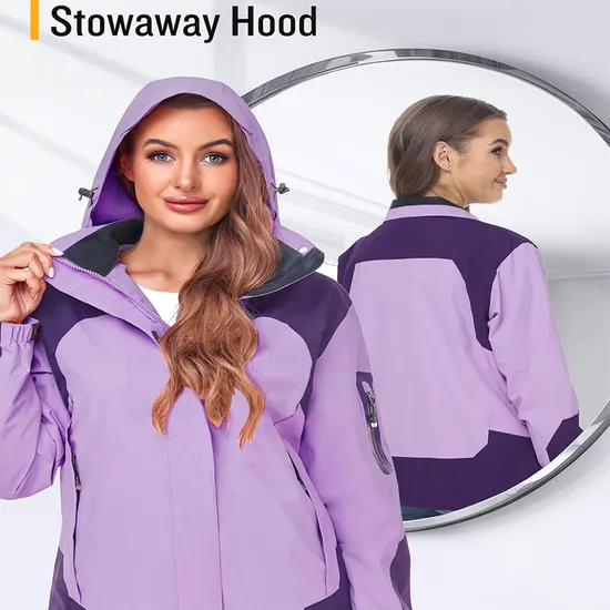 Wholesale Custom Women's Waterproof Windbreaker Jacket