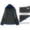 Women's Fleece Flannel Warm Winter Sports Coat Tactical Softshell Jacket