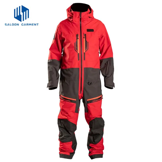 Women Men's Ski Suits One Piece Jumpsuit Winter Outdoor Waterproof Warm Snowsuits